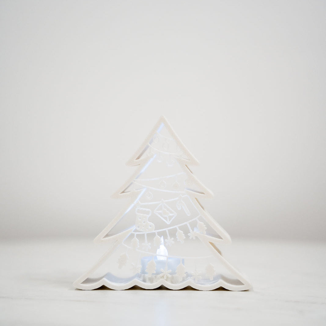 Filigrane Weihnachtsbaum-Deko aus PLA – Nachhaltige Winter- & Weihnachtsdeko