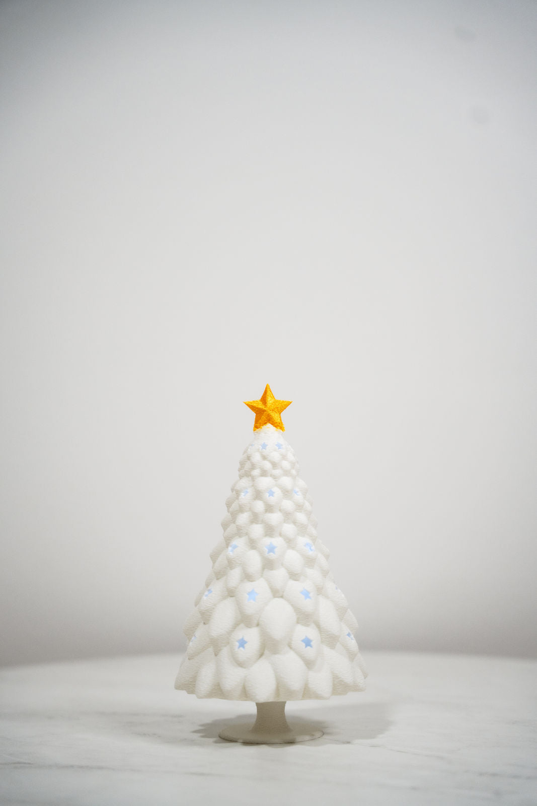 3er Set mit Weihnachtsmann, Schneemann (personalisierbares Schild) & LED-Teelichtbaum