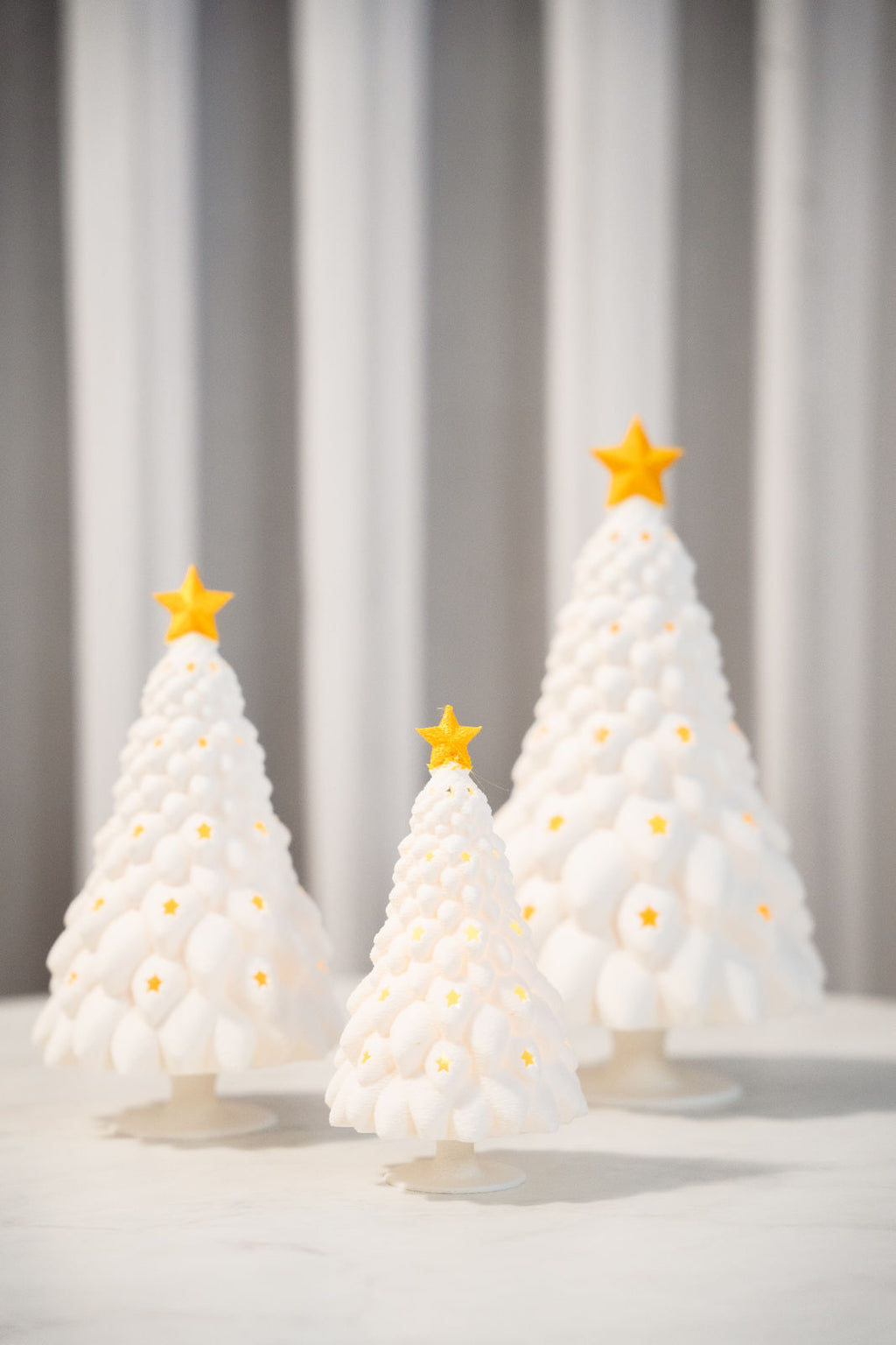 Weihnachtsbaum-Teelicht Deko mit Stern – Nachhaltige Winterdekoration