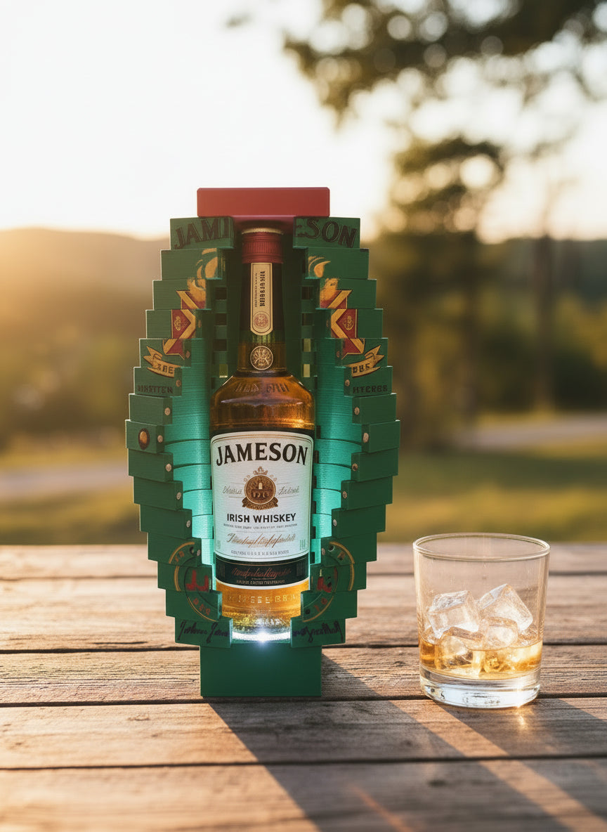 Premium Geschenkbox für Jameson – optional mit Beleuchtung & Personalisierung