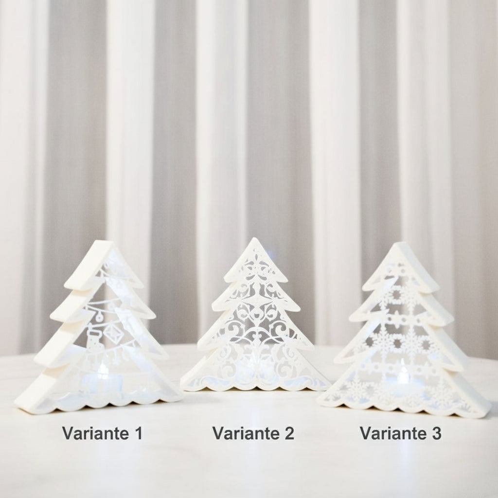 Filigrane Weihnachtsbaum-Deko aus PLA – Nachhaltige Winter- & Weihnachtsdeko