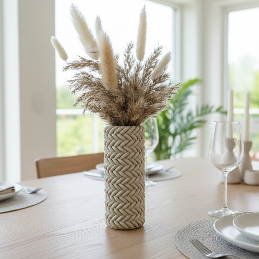 🪢Geflochtene Optik Designvase
