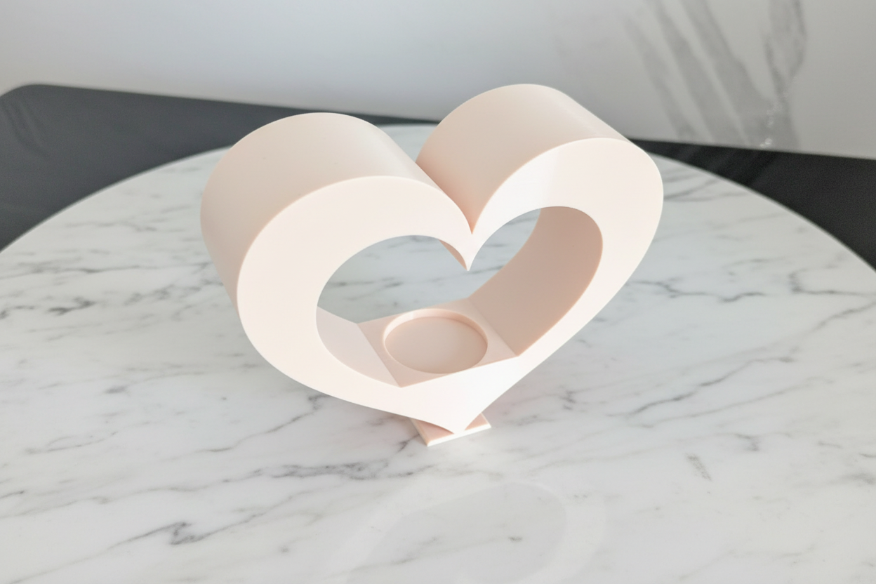❤️ LED-Teelichthalter Herz – Stilvolle Lichtdekoration