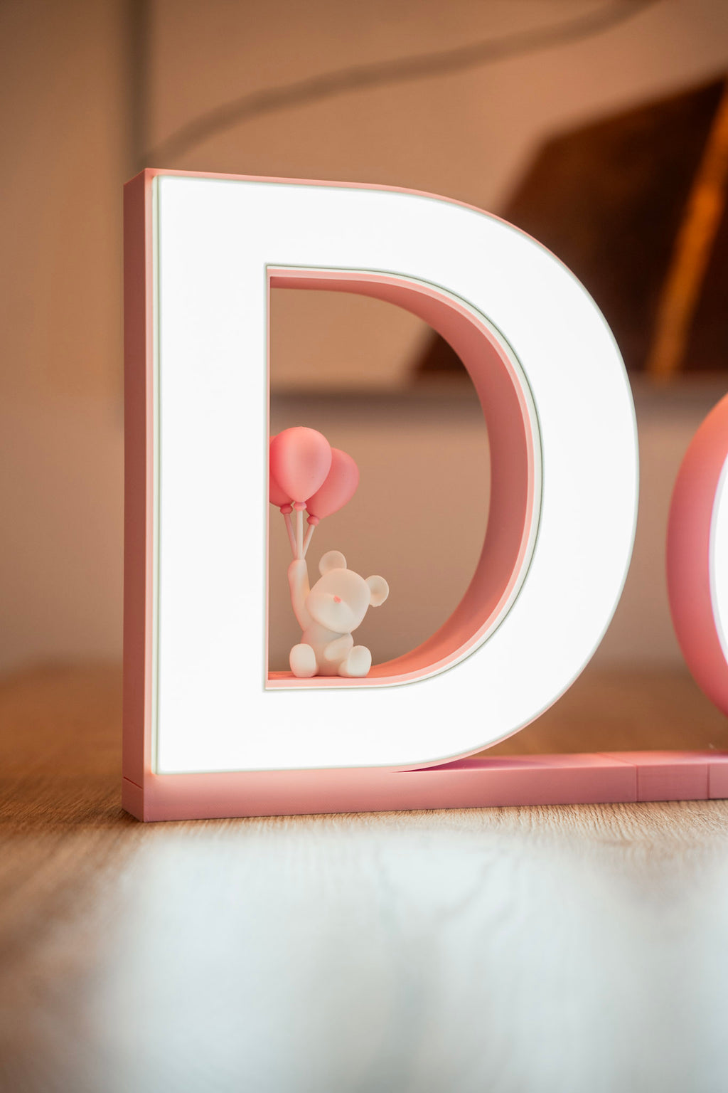 Personalisierte LED-Namensleuchte