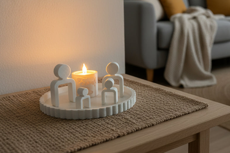 👨‍👩‍👧‍👦 Moderne Lichtdekoration -  Familie