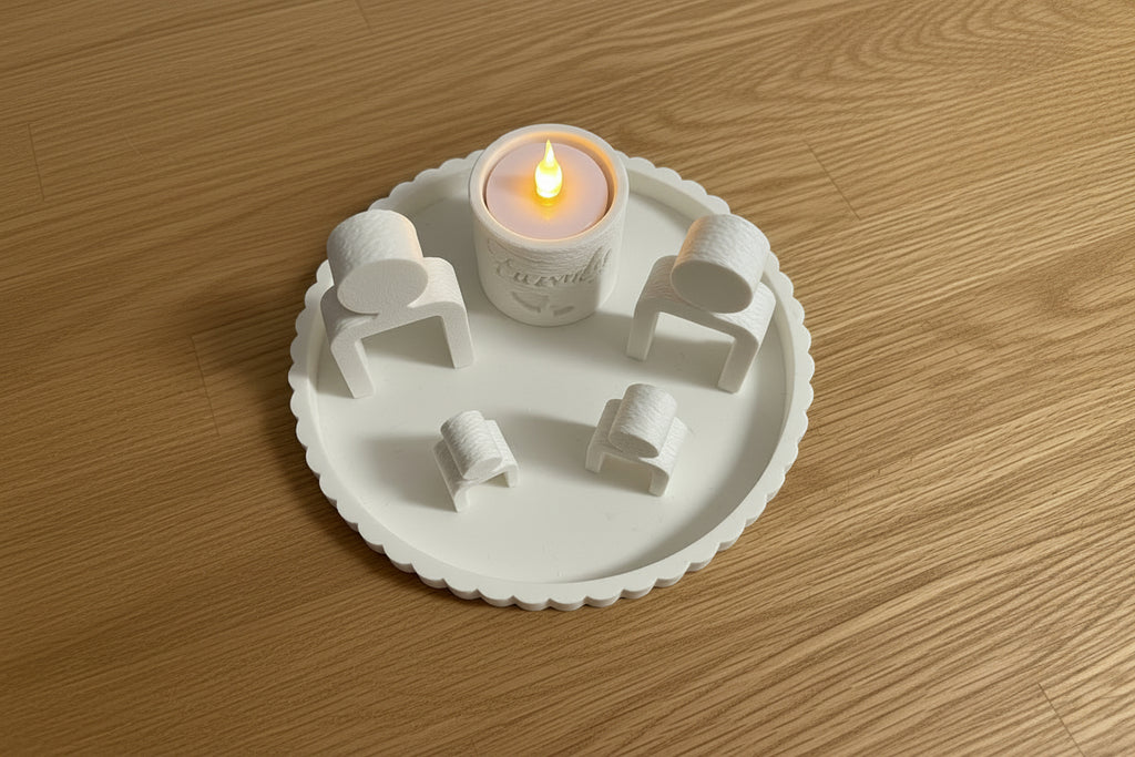 👨‍👩‍👧‍👦 Moderne Lichtdekoration -  Familie