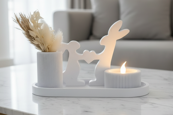 🐰❤️ Oster-Pärchen Deko