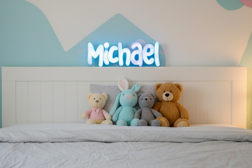 ✨ LED Namensschriftzug Groß- und Kleinbuchstaben – Individuelle Leuchtbuchstaben fürs Kinderzimmer