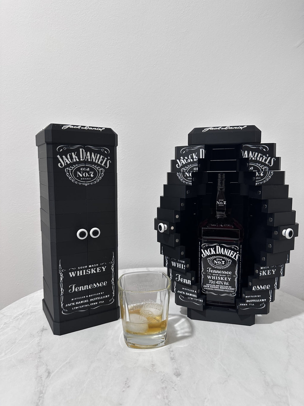 🥃 Premium Geschenkbox für Jack Daniel's – optional mit Beleuchtung & Personalisierung